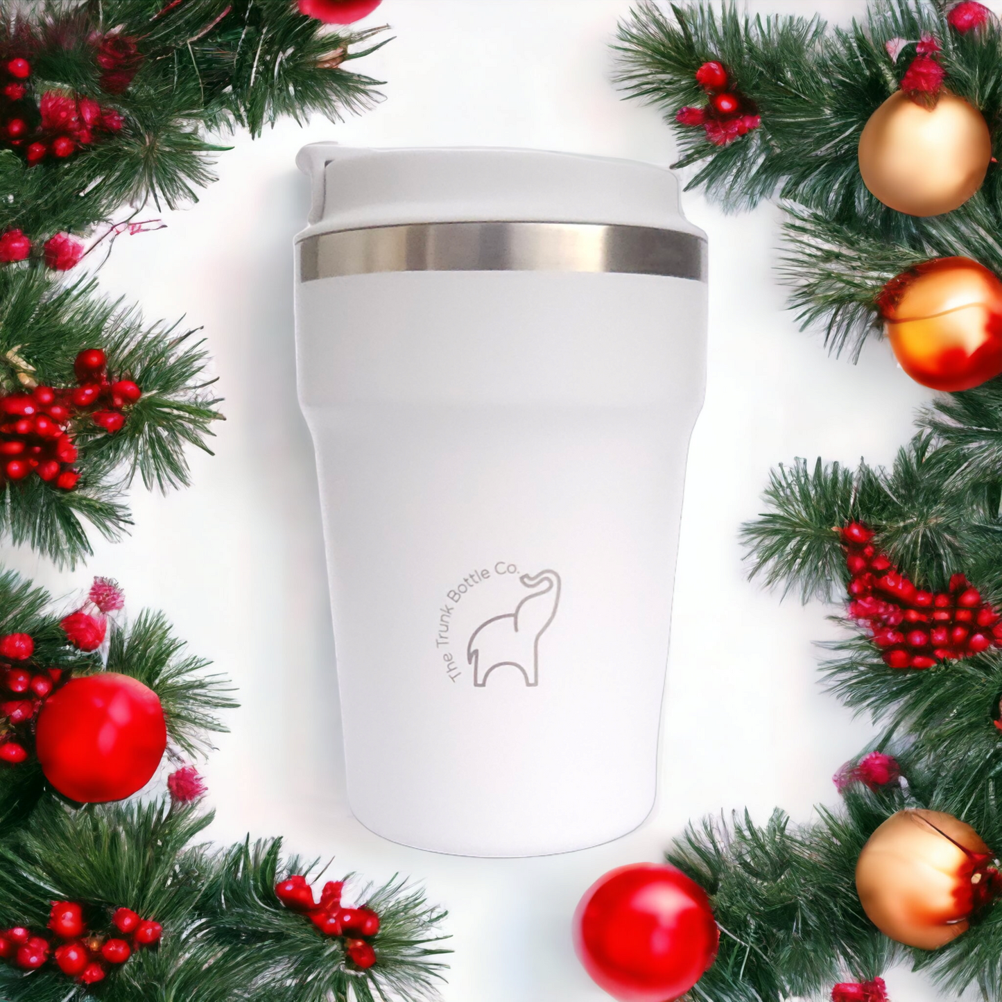 Travel Coffee Cup - White