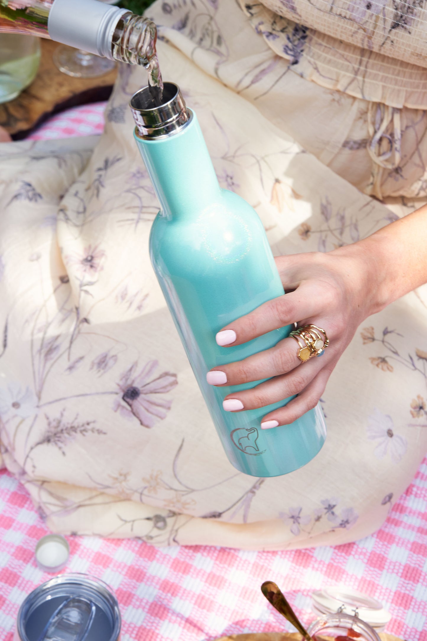 Wine Bottle - Mermaid Shimmer